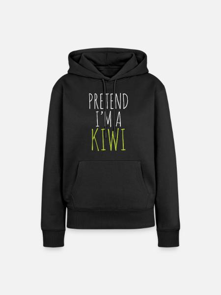 Steak - Frauen Premium Bio Hoodie - Schwarz