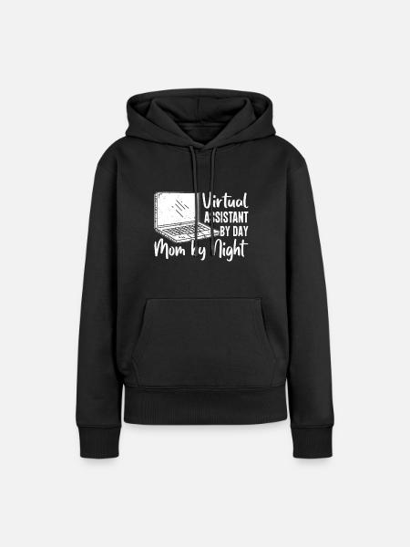 Freiberufler Beruf Selbstständiger Virtueller - Frauen Premium Bio Hoodie - Schwarz