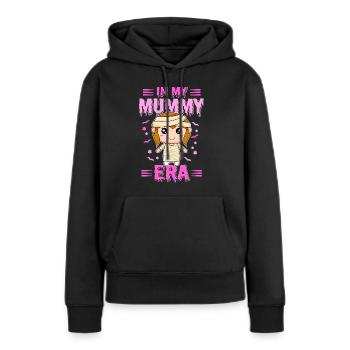 Mama Halloween Outfit Mumie - Frauen Premium Bio Hoodie - Schwarz - Vorne - Julia (174cm)