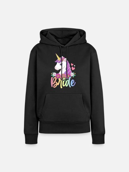 Hochzeit Brautparty - Frauen Premium Bio Hoodie - Schwarz
