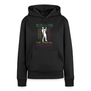VR Brille Virtual Reality Gaming - Frauen Premium Bio Hoodie - Schwarz - Vorne - Julia (174cm)