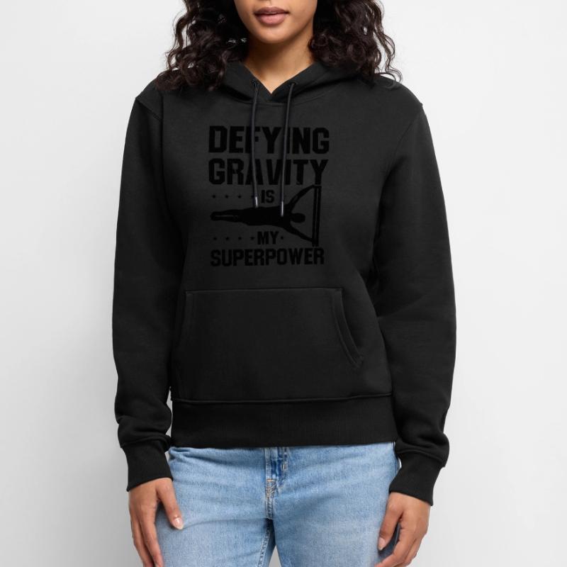 Fitness Workout Training Exercise Pull-Up Women’s Premium Organic Hoodie