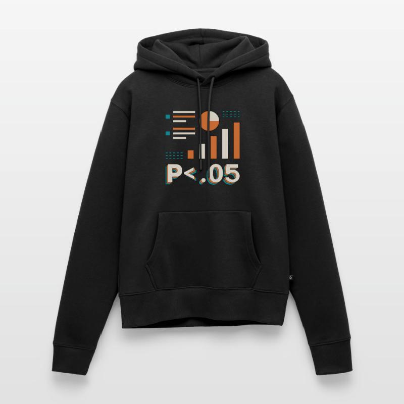 Data Analyst P < .05 Computer Science Programming Frauen Premium Bio Hoodie