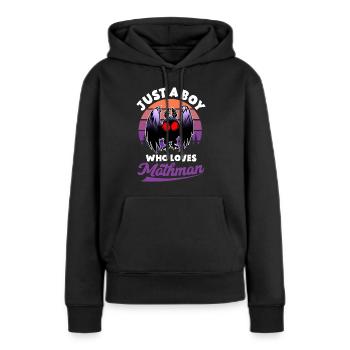 Kryptide Kryptozoologie - Frauen Premium Bio Hoodie - Schwarz - Vorne - Julia (174cm)