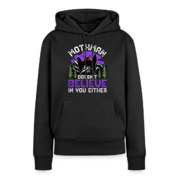 Kryptide Kryptozoologie - Frauen Premium Bio Hoodie - Schwarz - Vorne - Julia (174cm)