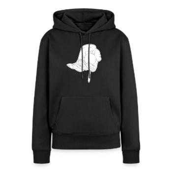 Golf Golfer Golfen - Frauen Premium Bio Hoodie - Schwarz - Vorne - Julia (174cm)