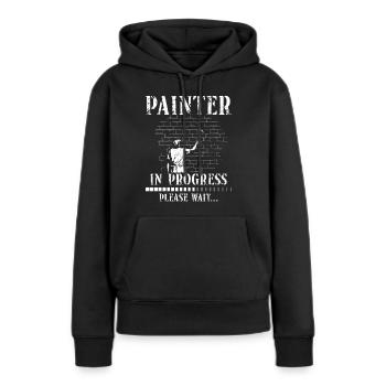 House Painter Decorator Painter In - Frauen Premium Bio Hoodie - Schwarz - Vorne - Julia (174cm)