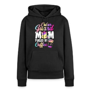 Weibliche Fahnenwache - Frauen Premium Bio Hoodie - Schwarz - Vorne - Julia (174cm)