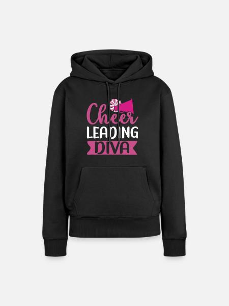 Cheerleadermädchen Cheerleading Jubel Jugend - Frauen Premium Bio Hoodie - Schwarz