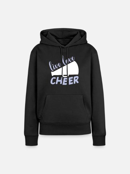 Cheerleadermädchen Cheerleading Jubel Jugend - Frauen Premium Bio Hoodie - Schwarz