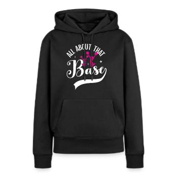 Cheerleadermädchen Cheerleading Jubel Jugend - Frauen Premium Bio Hoodie - Schwarz - Vorne - Julia (174cm)