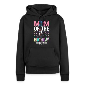 Dirt Bike Dirt Biker - Sweat à capuche Premium bio Femme - noir - Devant - Julia (174cm)