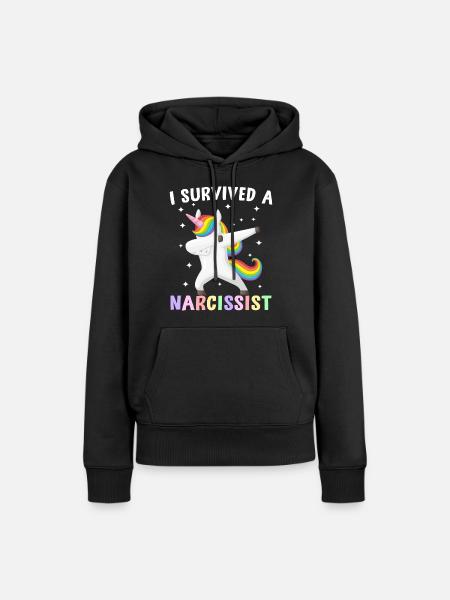 Lustige Scheidung Feminist - Frauen Premium Bio Hoodie - Schwarz