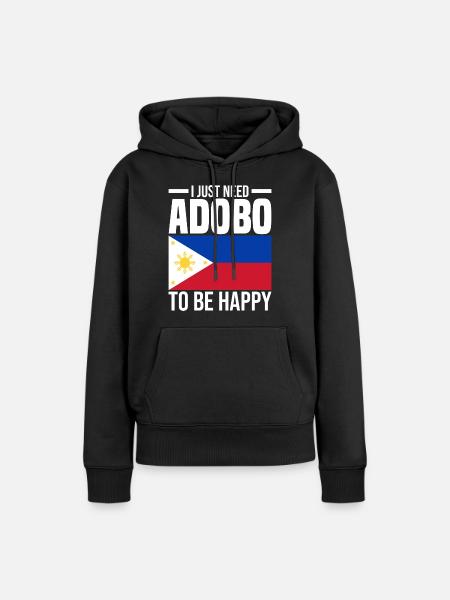 Philippinen Flagge - Frauen Premium Bio Hoodie - Schwarz