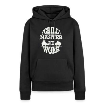 Grill Grillgrill Schweinefleisch - Frauen Premium Bio Hoodie - Schwarz - Vorne - Julia (174cm)