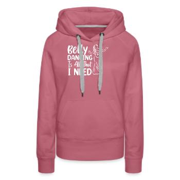 Modern Dance Quotes Funny Dancer Raqs sharqi Swing - Frauen Premium Bio Hoodie - Malve - Vorne - Isabella (175cm)