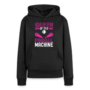 Pinball Flipper - Women’s Premium Organic Hoodie - black - Front - Julia (174cm)
