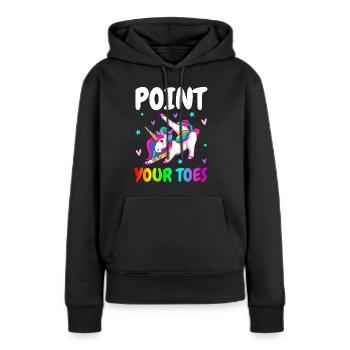 Gymnastique Gymnaste Roue De Charrette Fille - Sweat à capuche Premium bio Femme - noir - Devant - Julia (174cm)