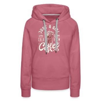 Cold Brew Coffee - Women’s Premium Organic Hoodie - mauve - Front - Isabella (175cm)