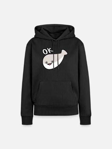 Sacabambaspis Gesicht Fisch Meme - Frauen Premium Bio Hoodie - Schwarz