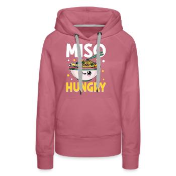 Ramen-Suppe Japanisches Essen - Frauen Premium Bio Hoodie - Malve - Vorne - Isabella (175cm)