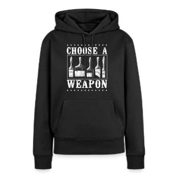 House Painter Decorator Paint - Frauen Premium Bio Hoodie - Schwarz - Vorne - Julia (174cm)