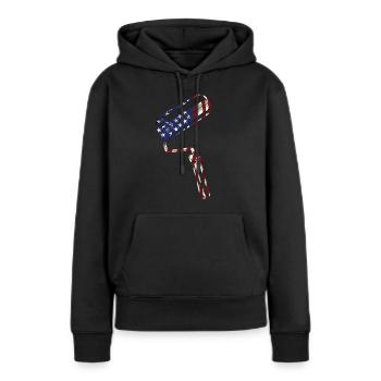 House Painter Decorator Paint - Frauen Premium Bio Hoodie - Schwarz - Vorne - Julia (174cm)