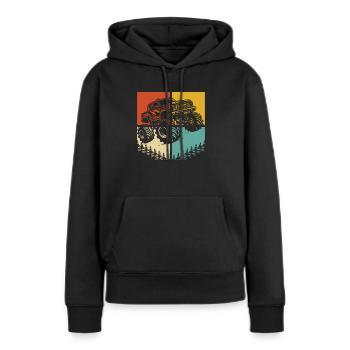 Monster Truck - Sweat à capuche Premium bio Femme - noir - Devant - Julia (174cm)