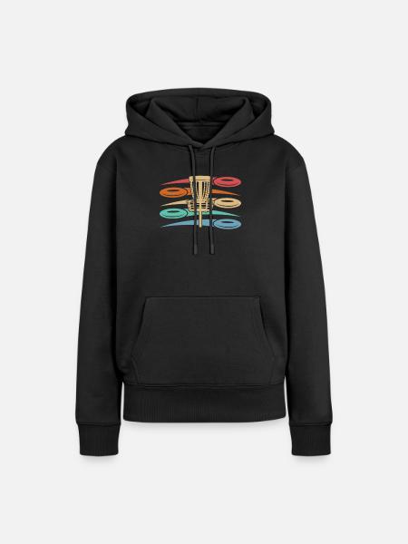 Frisbee Golf Disc Golf - Frauen Premium Bio Hoodie - Schwarz