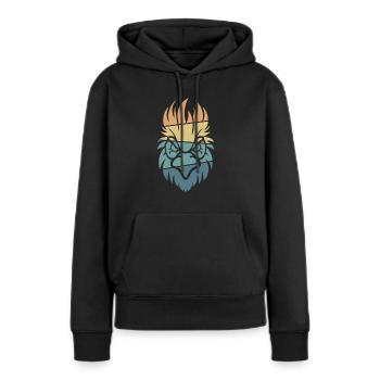 Huhn Henne - Frauen Premium Bio Hoodie - Schwarz - Vorne - Julia (174cm)