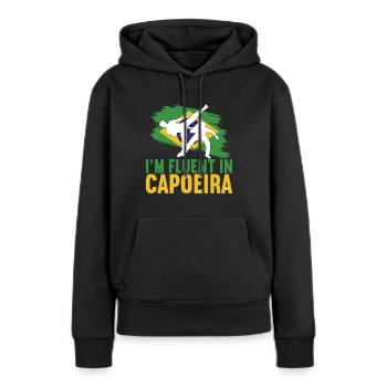Capoeira Capoeirista - Women’s Premium Organic Hoodie - black - Front - Julia (174cm)