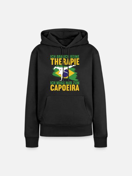 Capoeira Capoeirista - Frauen Premium Bio Hoodie - Schwarz
