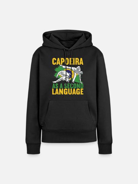 Capoeira Capoeirista - Frauen Premium Bio Hoodie - Schwarz