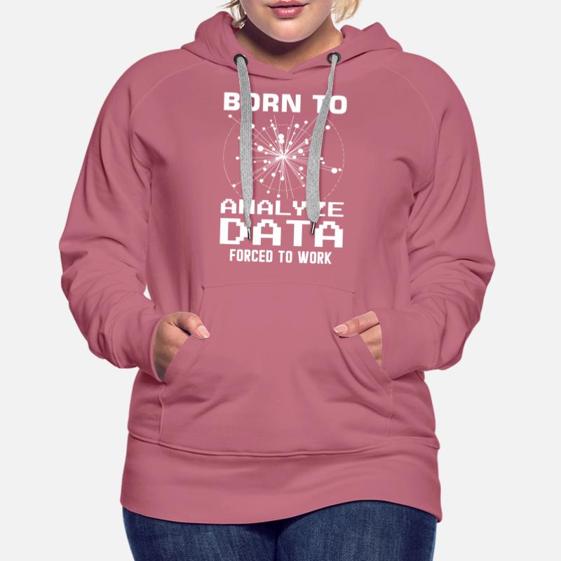 Machine Learning Algorithms AI Data Analyst Women’s Premium Organic Hoodie
