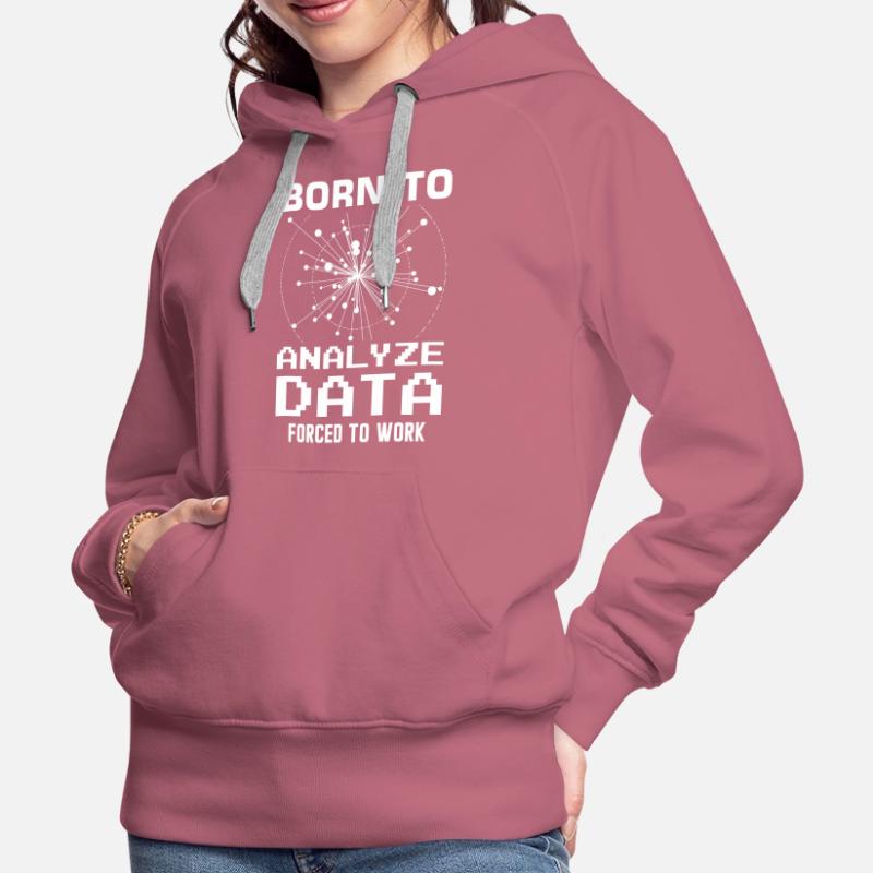 Machine Learning Algorithms AI Data Analyst Women’s Premium Organic Hoodie