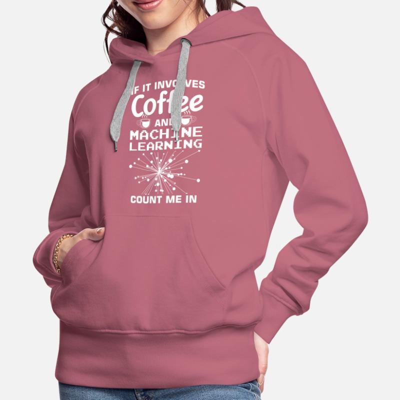 Machine Learning Algorithms AI Data Analyst Women’s Premium Organic Hoodie