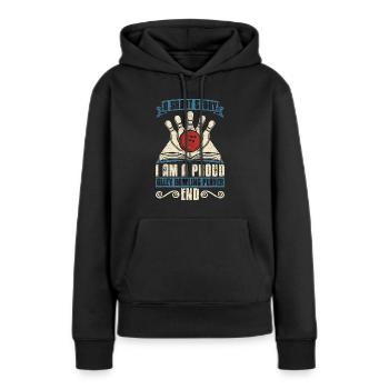 Alley Bowling Player A Short Story Bowling Player - Frauen Premium Bio Hoodie - Schwarz - Vorne - Julia (174cm)