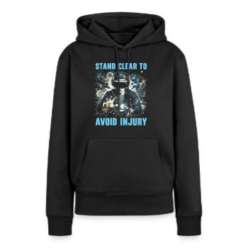 Vr-gamer Vr-gaming-videospiel-spieler nerd - Frauen Premium Bio Hoodie - Schwarz - Vorne - Julia (174cm)