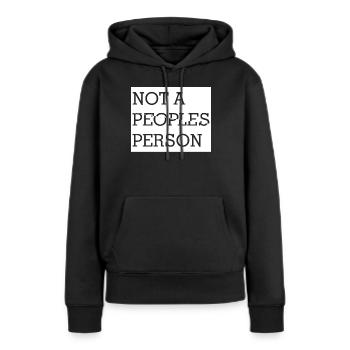 Misanthrope Misanthropist Dislike Grumpy - Frauen Premium Bio Hoodie - Schwarz - Vorne - Julia (174cm)