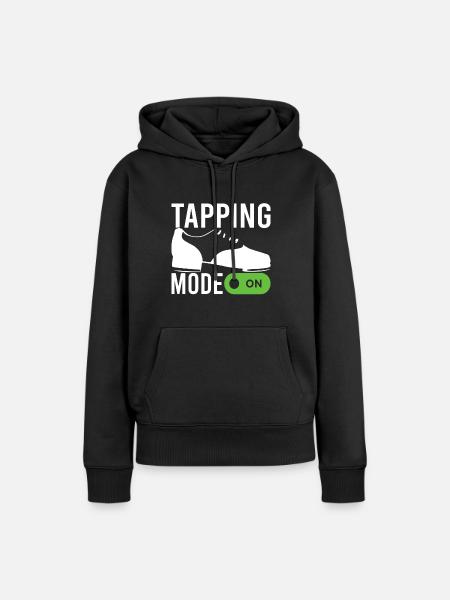 Stepptanz Stepptänzer - Frauen Premium Bio Hoodie - Schwarz
