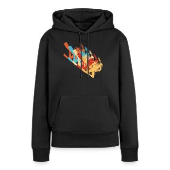Scuba Tauchen Scuba Taucher Scuba Diver - Frauen Premium Bio Hoodie - Schwarz - Vorne - Julia (174cm)