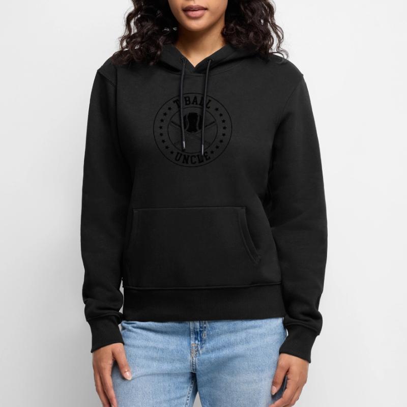 T-Ball Uncle Teeball Uncle Teeball Player Women’s Premium Organic Hoodie