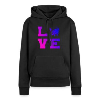 Free Dive Diving Scuba Diver Herren Diver - Frauen Premium Bio Hoodie - Schwarz - Vorne - Julia (174cm)
