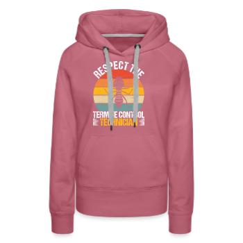 Schädlingsbekämpfung Kammerjäger - Frauen Premium Bio Hoodie - Malve - Vorne - Isabella (175cm)