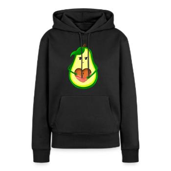 Avocado Mother with Child - Women’s Premium Organic Hoodie - black - Front - Julia (174cm)