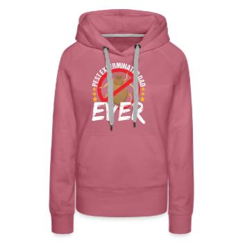 Schädlingsbekämpfung Kammerjäger - Frauen Premium Bio Hoodie - Malve - Vorne - Isabella (175cm)