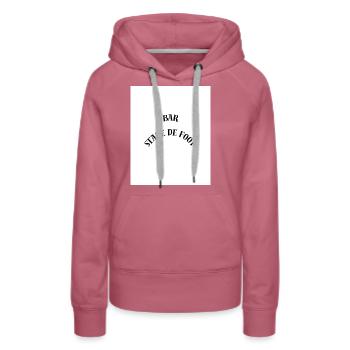 Tee-shirt - Sweat à capuche Premium bio Femme - mauve - Devant - Isabella (175cm)