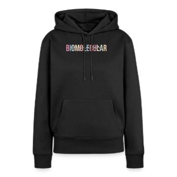 Technologie BME - Sweat à capuche Premium bio Femme - noir - Devant - Julia (174cm)
