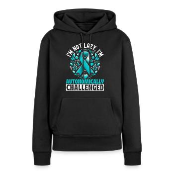 Dysautonomie Bewusstsein Chronische Krankheit - Frauen Premium Bio Hoodie - Schwarz - Vorne - Julia (174cm)