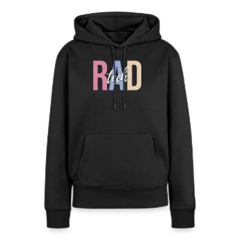 Radiologe Radiologie Nukleare Strahlung - Frauen Premium Bio Hoodie - Schwarz - Vorne - Julia (174cm)